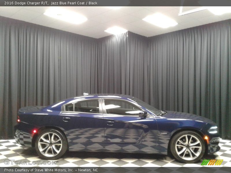 Jazz Blue Pearl Coat / Black 2016 Dodge Charger R/T