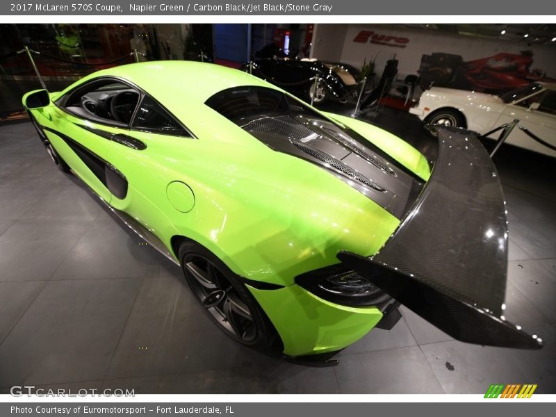 Napier Green / Carbon Black/Jet Black/Stone Gray 2017 McLaren 570S Coupe