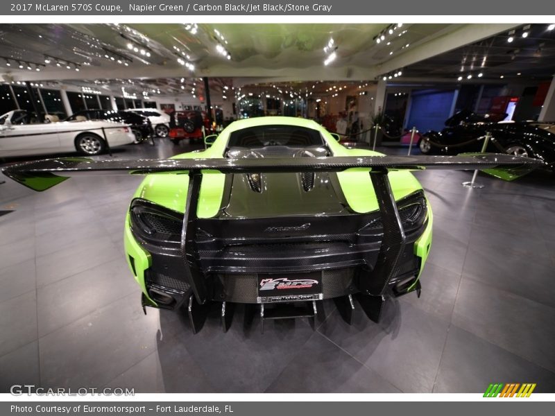 Napier Green / Carbon Black/Jet Black/Stone Gray 2017 McLaren 570S Coupe