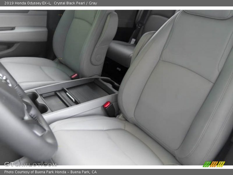 Crystal Black Pearl / Gray 2019 Honda Odyssey EX-L