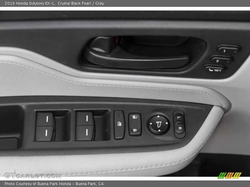 Crystal Black Pearl / Gray 2019 Honda Odyssey EX-L