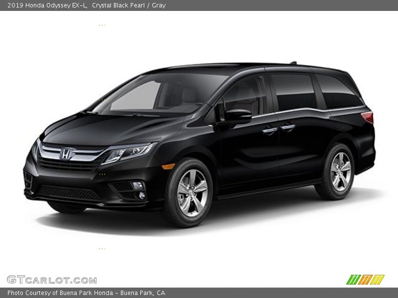 Crystal Black Pearl / Gray 2019 Honda Odyssey EX-L