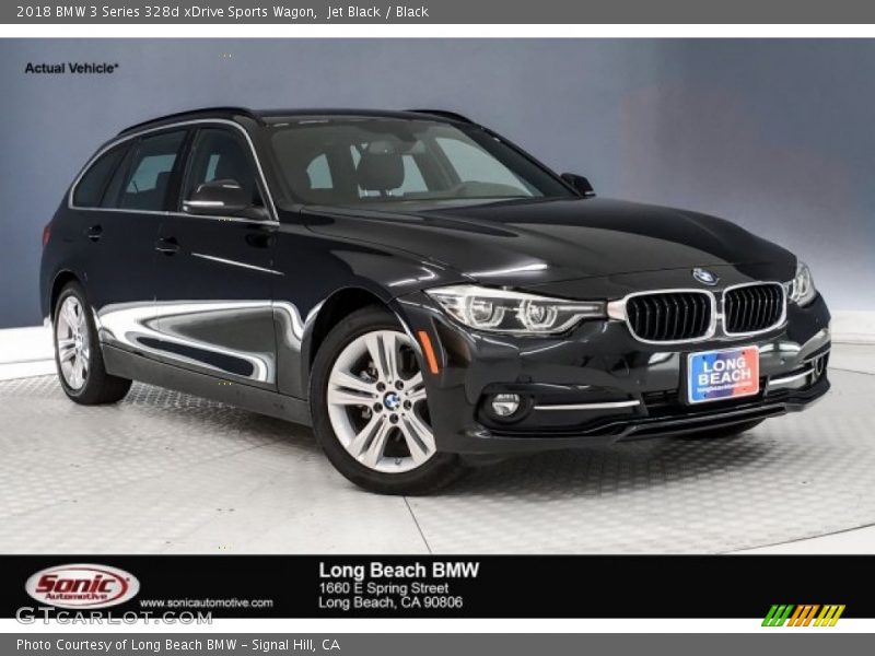 Jet Black / Black 2018 BMW 3 Series 328d xDrive Sports Wagon