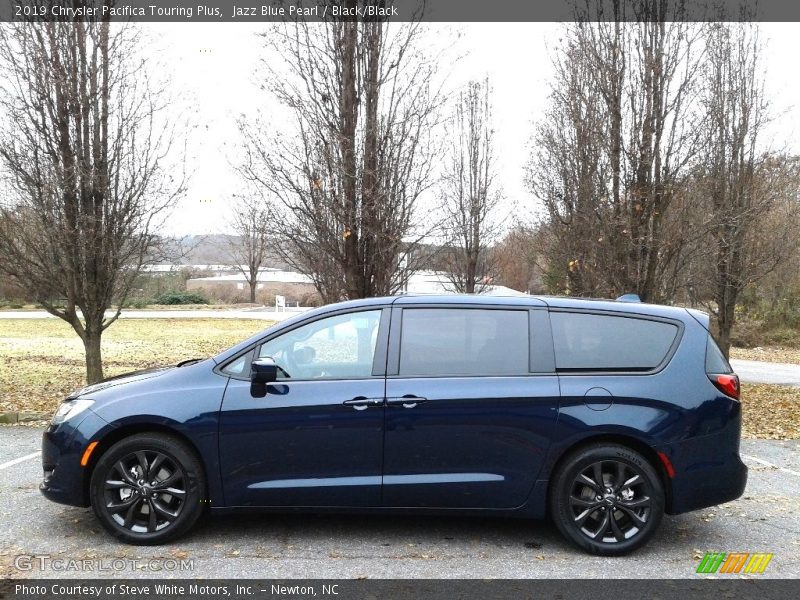 Jazz Blue Pearl / Black/Black 2019 Chrysler Pacifica Touring Plus