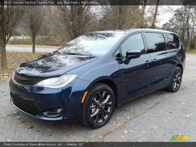 Jazz Blue Pearl / Black/Black 2019 Chrysler Pacifica Touring Plus