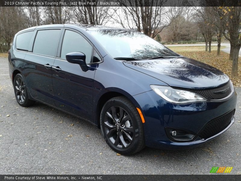 Jazz Blue Pearl / Black/Black 2019 Chrysler Pacifica Touring Plus