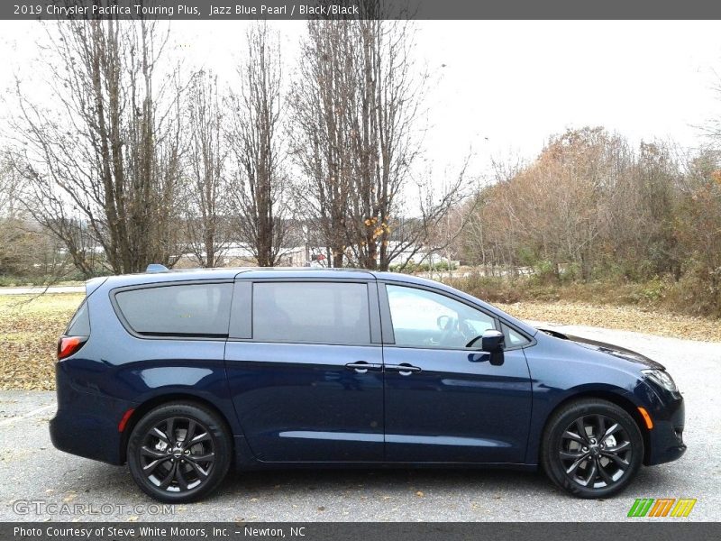 Jazz Blue Pearl / Black/Black 2019 Chrysler Pacifica Touring Plus