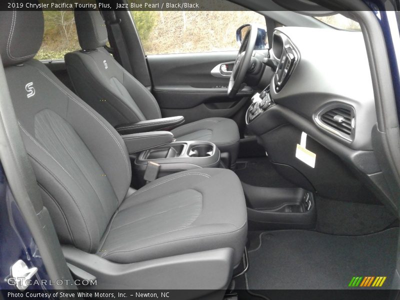 Jazz Blue Pearl / Black/Black 2019 Chrysler Pacifica Touring Plus