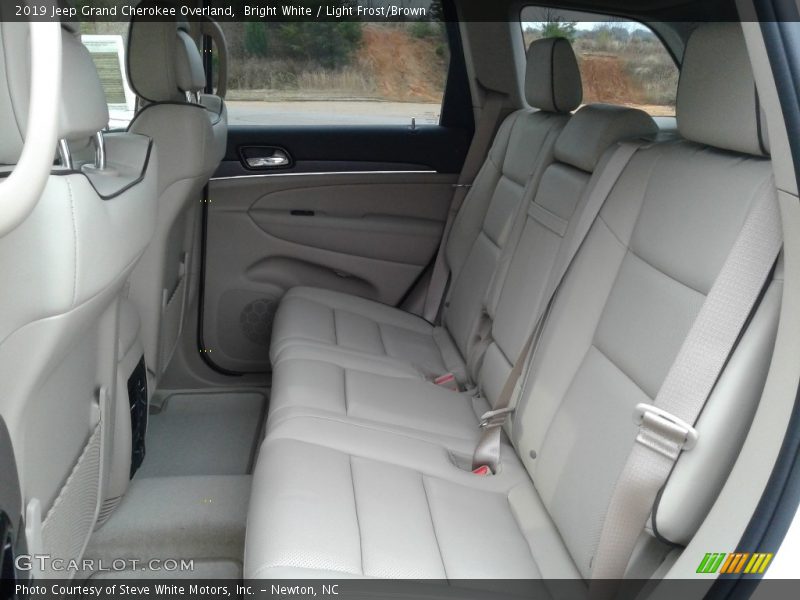 Rear Seat of 2019 Grand Cherokee Overland