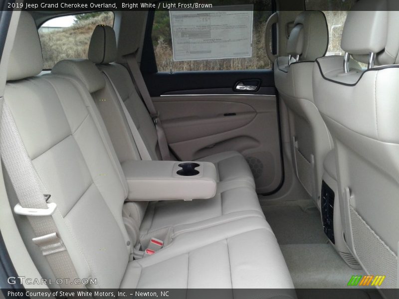 Rear Seat of 2019 Grand Cherokee Overland