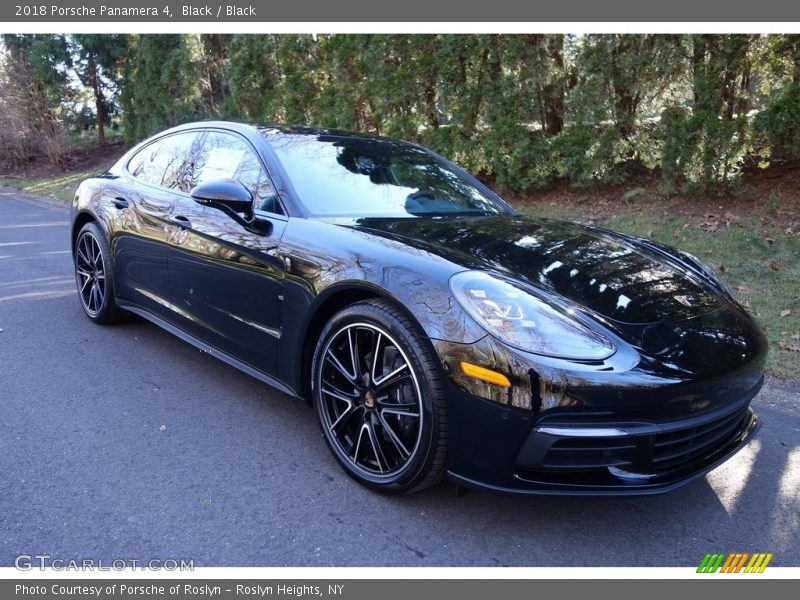 Black / Black 2018 Porsche Panamera 4