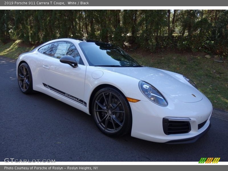 White / Black 2019 Porsche 911 Carrera T Coupe