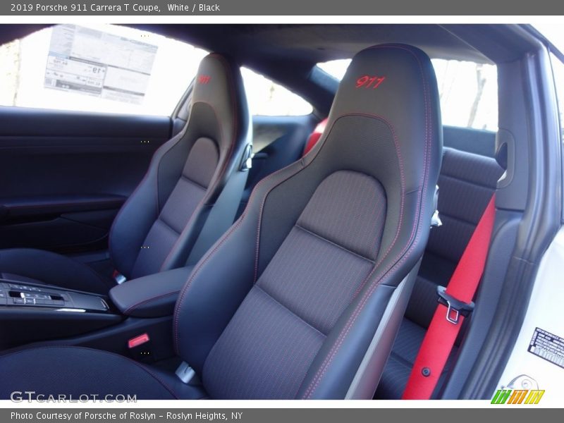 Front Seat of 2019 911 Carrera T Coupe