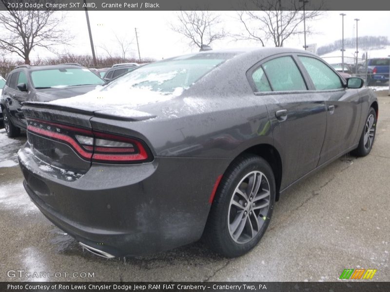 Granite Pearl / Black 2019 Dodge Charger SXT AWD