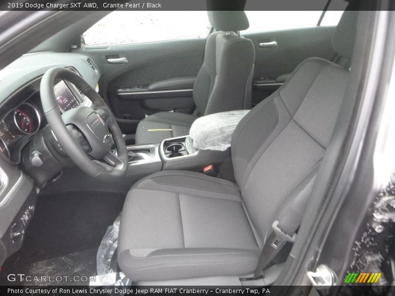 Granite Pearl / Black 2019 Dodge Charger SXT AWD