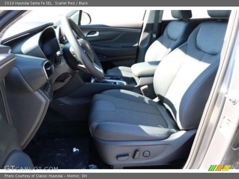 Scarlet Red / Black 2019 Hyundai Santa Fe SEL
