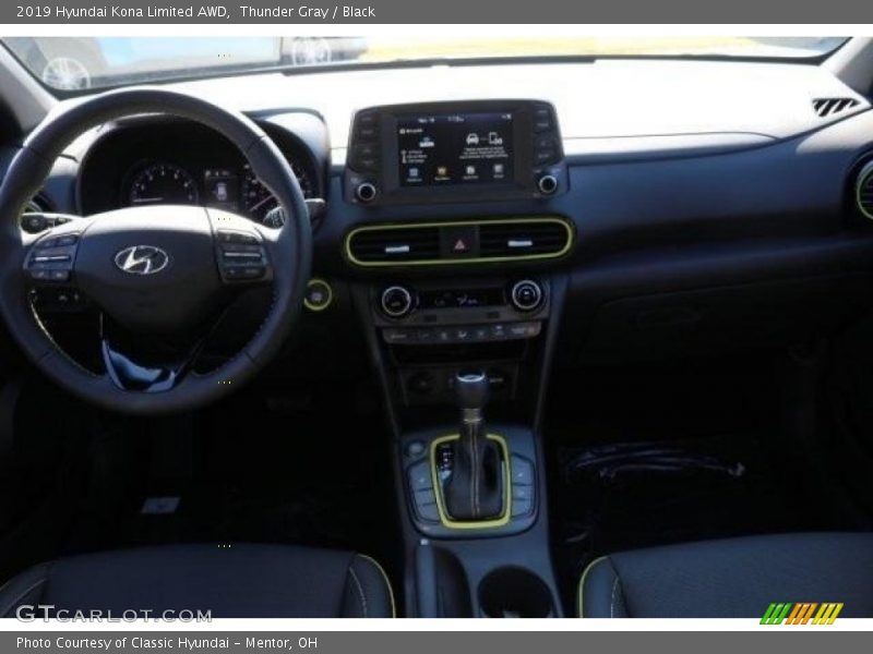 Thunder Gray / Black 2019 Hyundai Kona Limited AWD