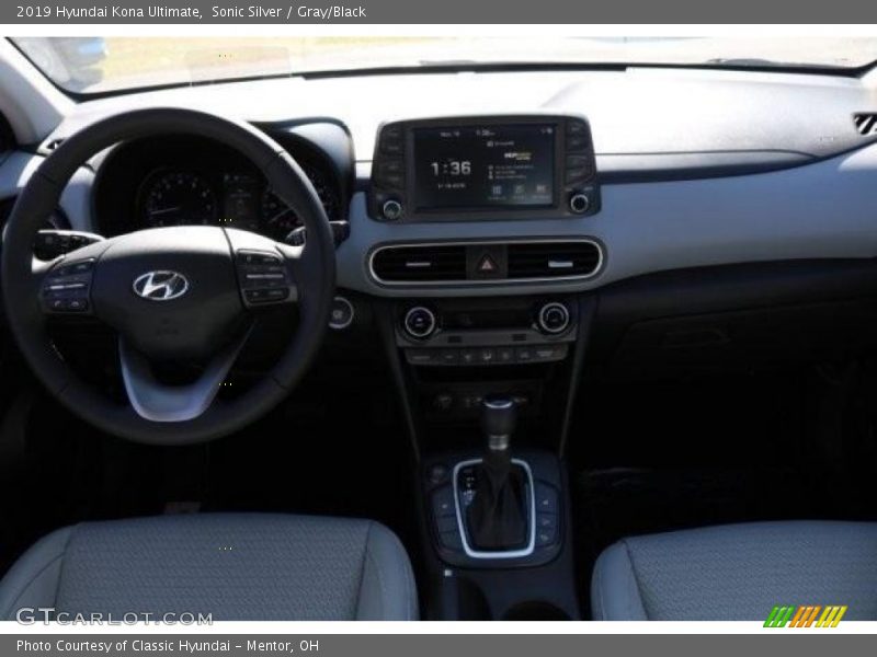 Sonic Silver / Gray/Black 2019 Hyundai Kona Ultimate