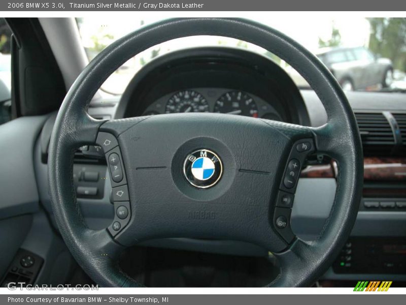 Titanium Silver Metallic / Gray Dakota Leather 2006 BMW X5 3.0i