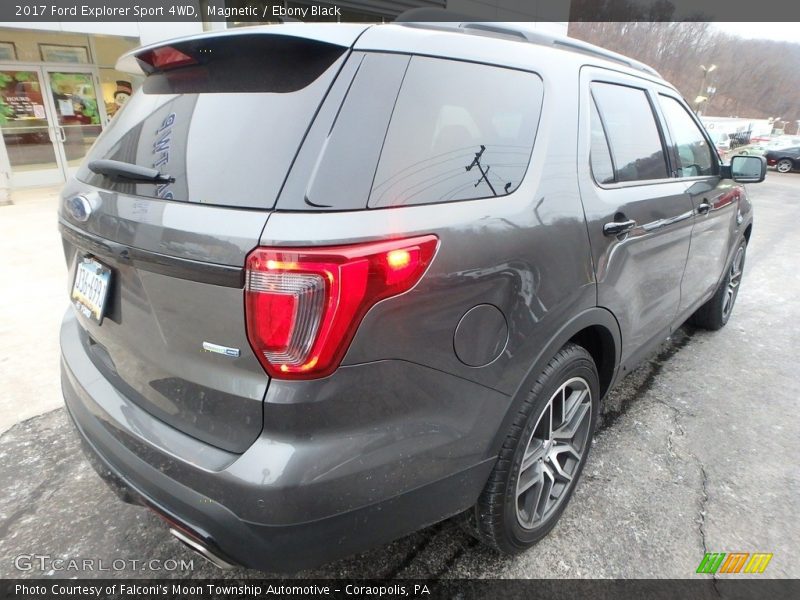 Magnetic / Ebony Black 2017 Ford Explorer Sport 4WD