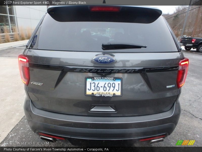 Magnetic / Ebony Black 2017 Ford Explorer Sport 4WD
