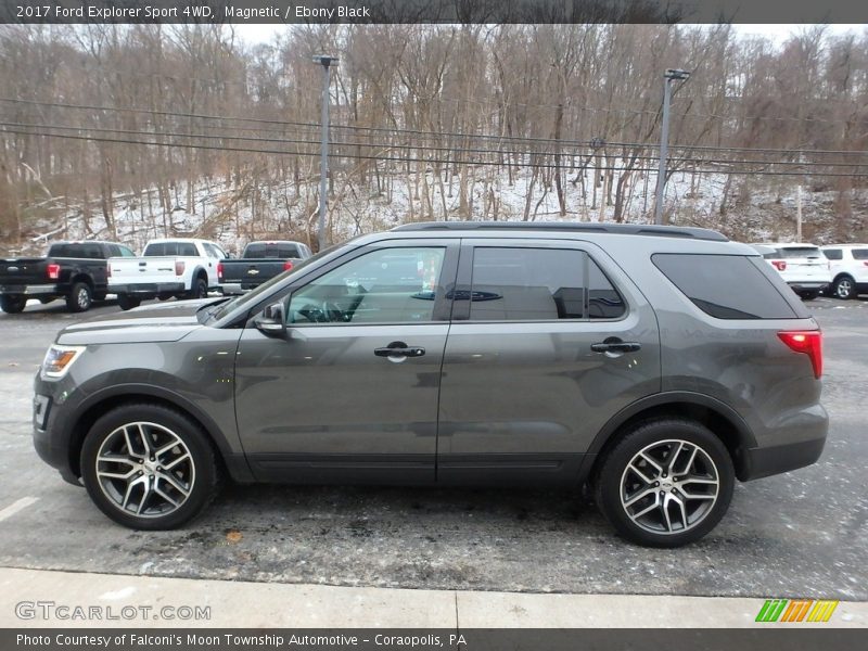 Magnetic / Ebony Black 2017 Ford Explorer Sport 4WD
