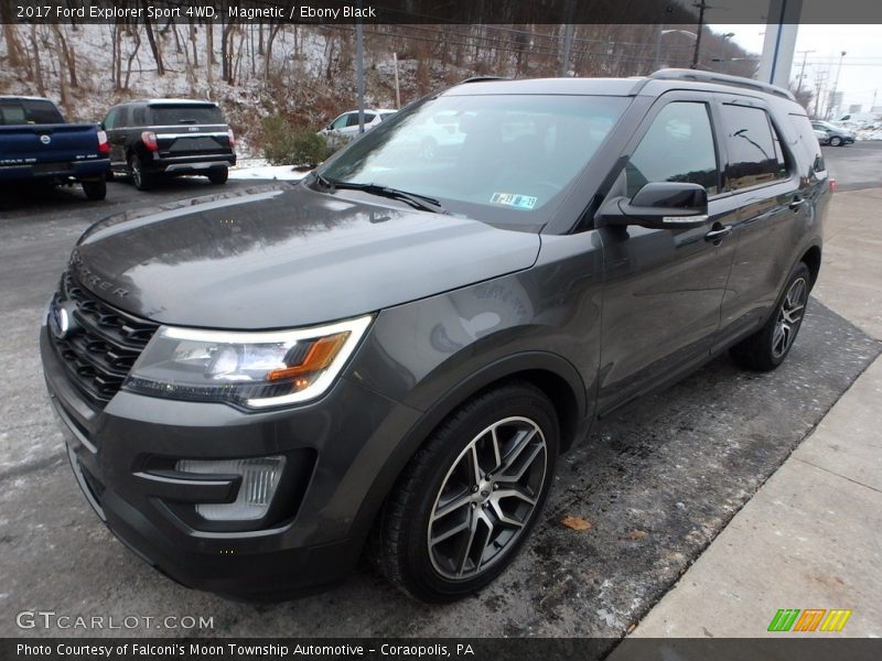 Magnetic / Ebony Black 2017 Ford Explorer Sport 4WD