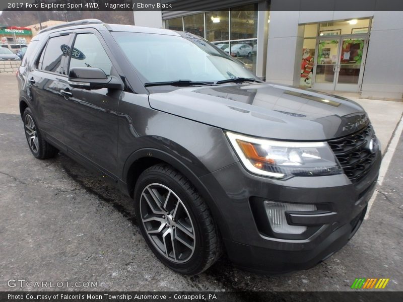Magnetic / Ebony Black 2017 Ford Explorer Sport 4WD