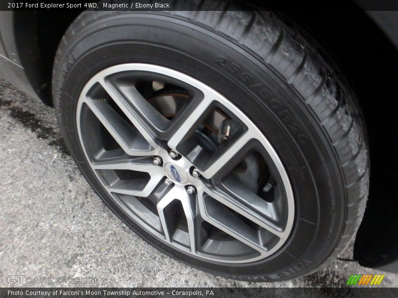 Magnetic / Ebony Black 2017 Ford Explorer Sport 4WD