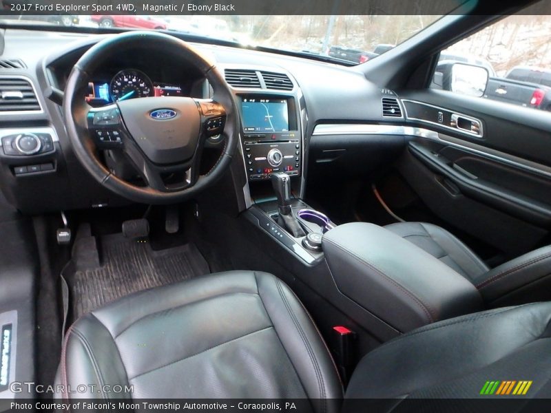 Magnetic / Ebony Black 2017 Ford Explorer Sport 4WD