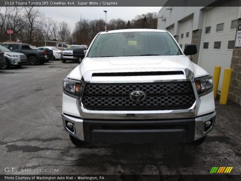 Super White / Graphite 2019 Toyota Tundra SR5 CrewMax 4x4