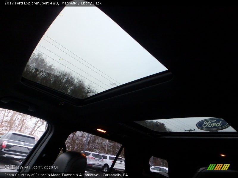 Magnetic / Ebony Black 2017 Ford Explorer Sport 4WD