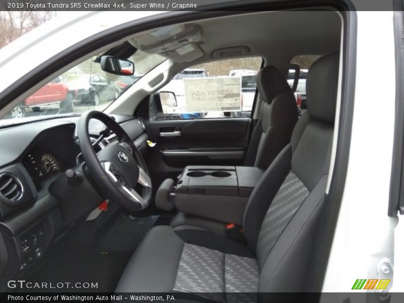 Super White / Graphite 2019 Toyota Tundra SR5 CrewMax 4x4
