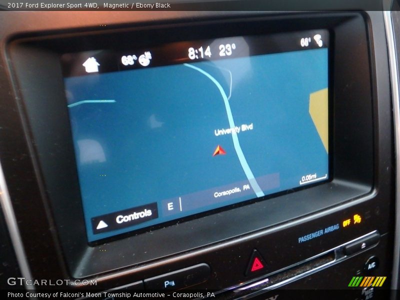 Magnetic / Ebony Black 2017 Ford Explorer Sport 4WD