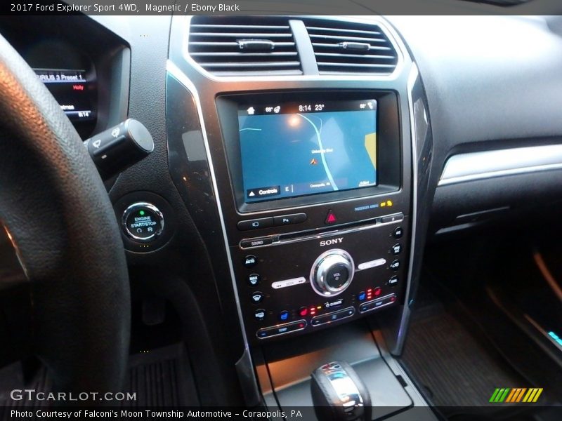 Magnetic / Ebony Black 2017 Ford Explorer Sport 4WD