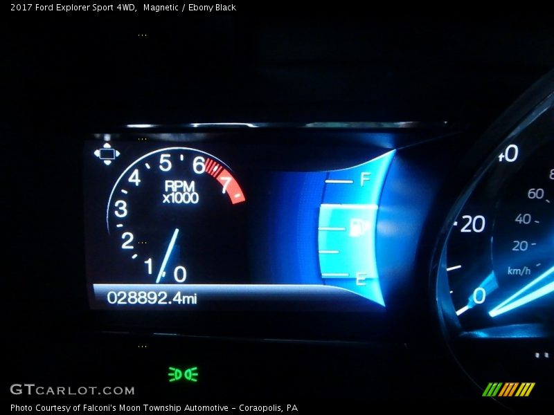 Magnetic / Ebony Black 2017 Ford Explorer Sport 4WD