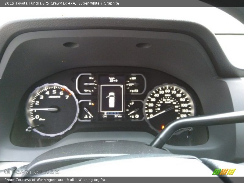 Super White / Graphite 2019 Toyota Tundra SR5 CrewMax 4x4