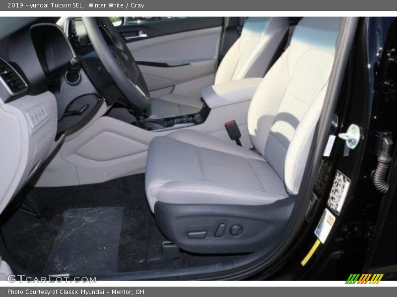 Winter White / Gray 2019 Hyundai Tucson SEL