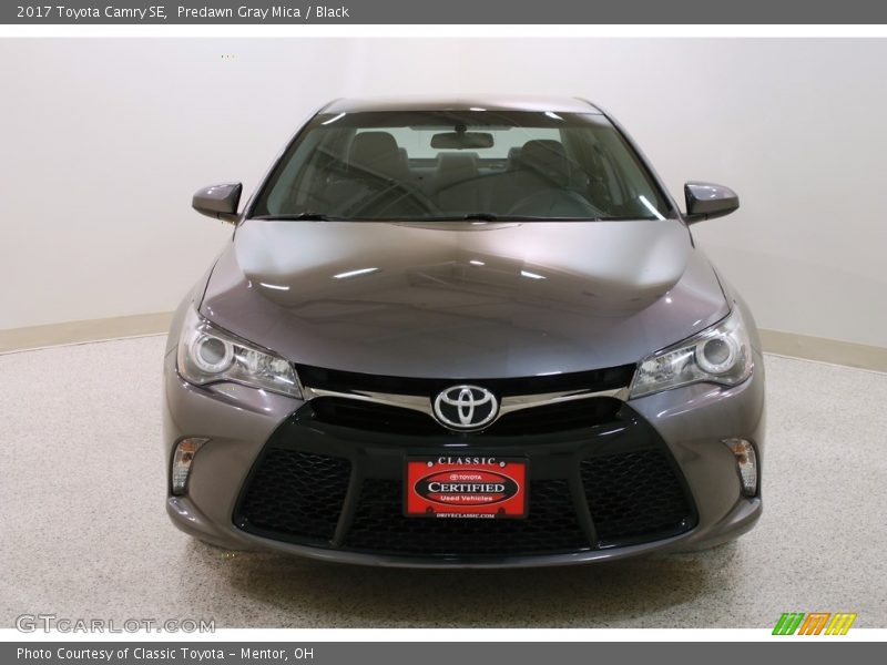 Predawn Gray Mica / Black 2017 Toyota Camry SE