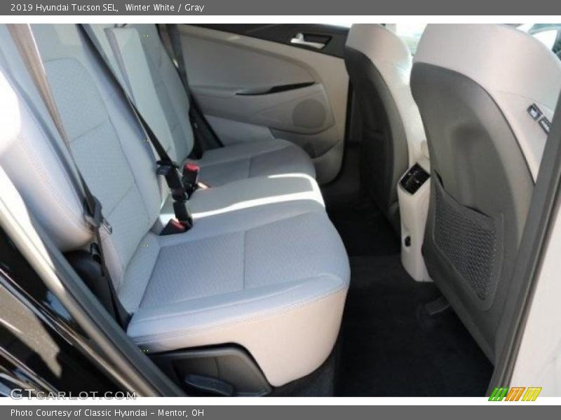 Winter White / Gray 2019 Hyundai Tucson SEL