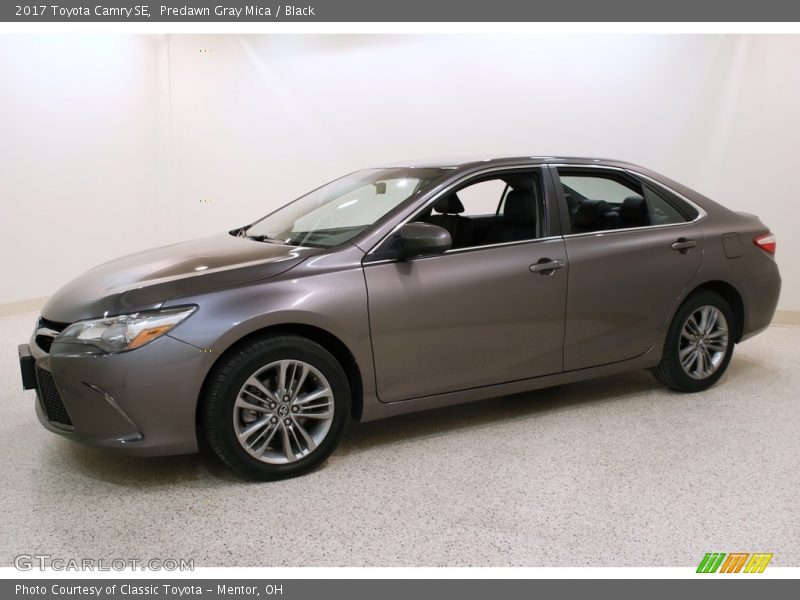 Predawn Gray Mica / Black 2017 Toyota Camry SE