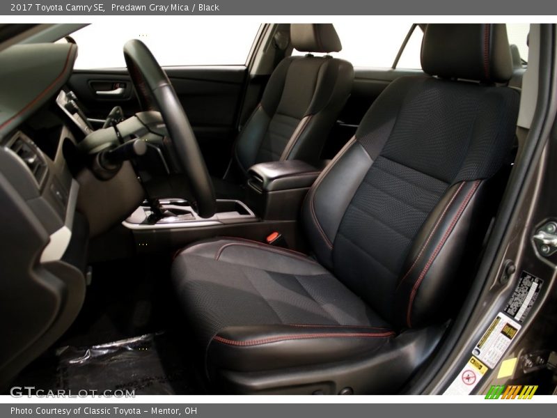 Predawn Gray Mica / Black 2017 Toyota Camry SE