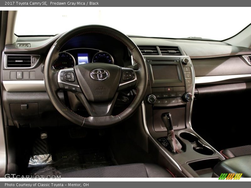 Predawn Gray Mica / Black 2017 Toyota Camry SE