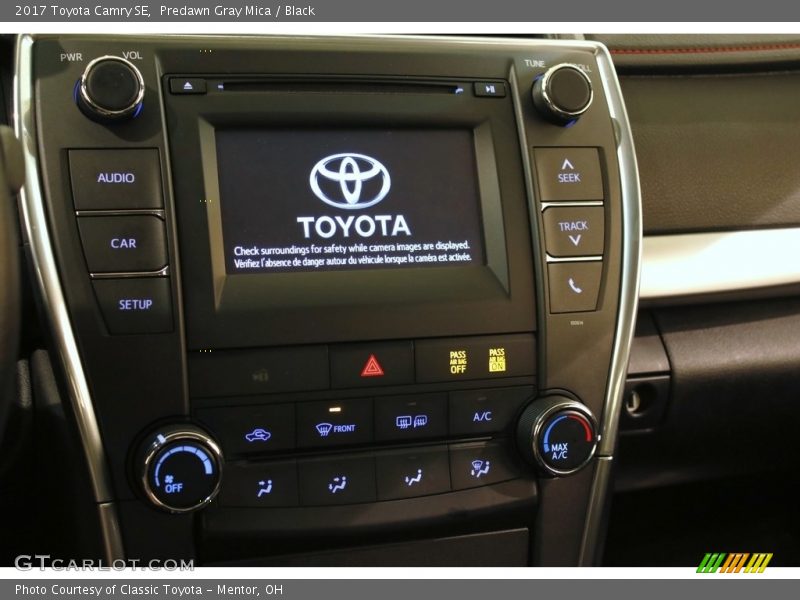 Predawn Gray Mica / Black 2017 Toyota Camry SE