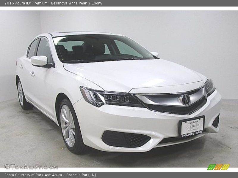 Bellanova White Pearl / Ebony 2016 Acura ILX Premium