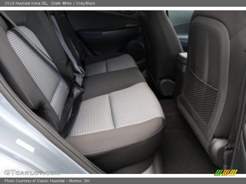 Chalk White / Gray/Black 2019 Hyundai Kona SEL