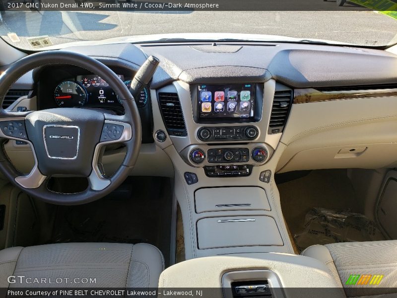 Summit White / Cocoa/­Dark Atmosphere 2017 GMC Yukon Denali 4WD