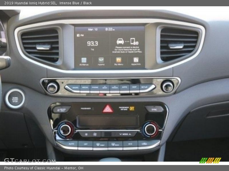 Intense Blue / Black 2019 Hyundai Ioniq Hybrid SEL