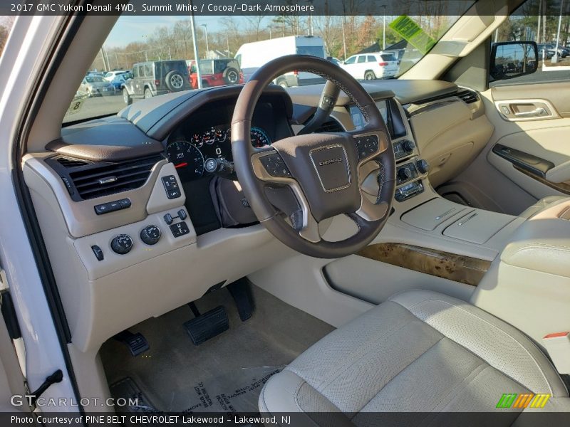 Summit White / Cocoa/­Dark Atmosphere 2017 GMC Yukon Denali 4WD