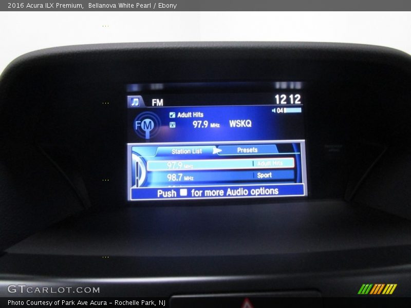 Bellanova White Pearl / Ebony 2016 Acura ILX Premium